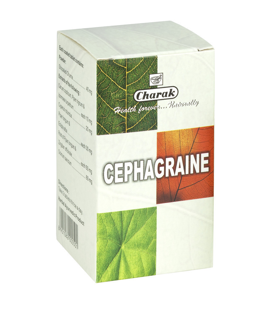 Charak CEPHAGRAINE 100TABS | acropolispharmacy.gr