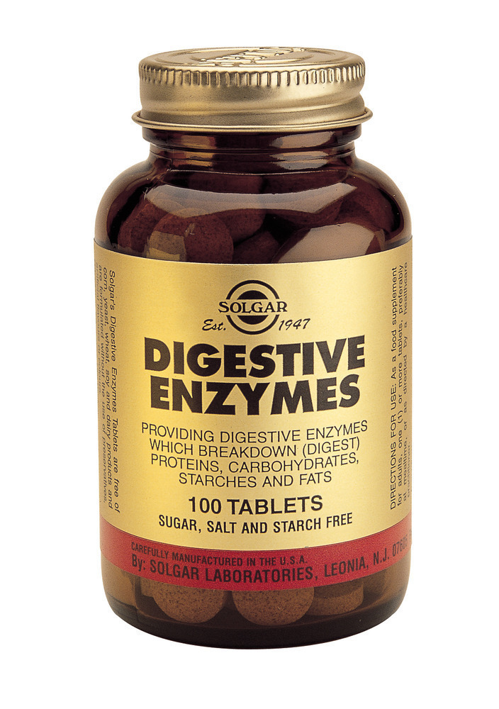 SOLGAR DIGESTIVE ENZYMES tabs 100s acropolispharmacy.gr