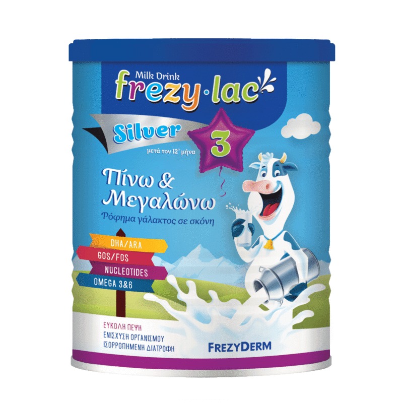 FREZYLAC SILVER 3 Ρόφημα Αγελαδινού Γάλακτος σε σκόνη από τον 12 μήνα, 400gr
