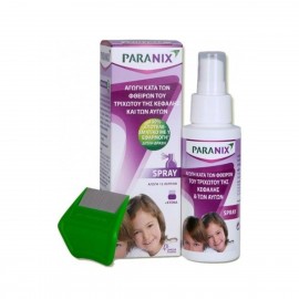 Paranix Αντιφθειρικό Spray Αγωγής Κατά Των Φθειρών (Ψείρες) & Των Αυγών 100ml & Κτένα
