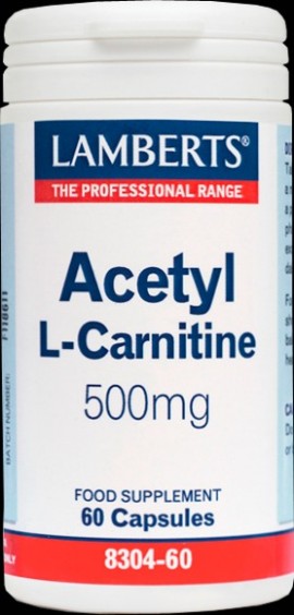 LAMBERTS Acetyl L-Carnitine 500mg 60caps