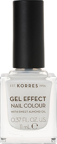 Korres Gel Effect Nail Colour 2 Porcelain White