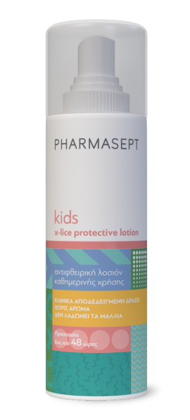 Pharmasept Tol Velvet Kid Care X-Lice Cologne, Προληπτική Αντιφθειρική Λοσιόν Καθημερινής Χρήσης Χωρίς Άρωμα 100ml