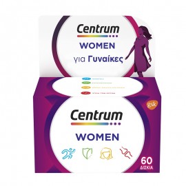 Centrum Women Πολυβιταμίνη ειδικά σχεδιασμένη για τη γυναίκα 60 δισκία