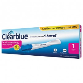 Clearblue Τεστ Εγκυμοσύνης Γρήγορης Ανίχνευσης 1 τμχ
