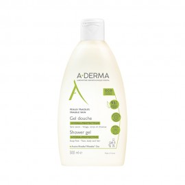 A-Derma Hydra-Protective Shower Gel Υδατό Προστατευτικό Τζελ Καθαρισμού, 500ml