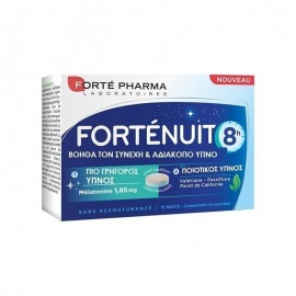 Forte Pharma Fortenuit 8h 15 Ταμπλέτες Συμπλήρωμα Διατροφής για την Αϋπνία