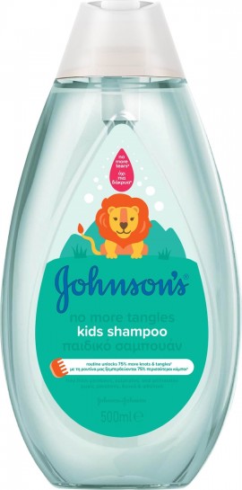 Johnson & Johnson No More Tangles Kids Shampoo 500ml