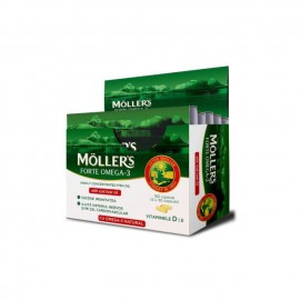 Moller’s Forte Μουρουνέλαιο Μίγμα Ιχθυελαίου & Μουρουνέλαιου Πλούσιο σε Ω3 Λιπαρά Οξέα 150 caps