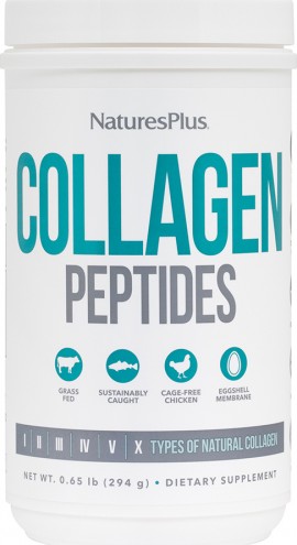 Natures Plus Natures Plus Collagen Peptides Συμπλήρωμα Διατροφής Με Πεπτίδια Κολλαγόνου, 294gr