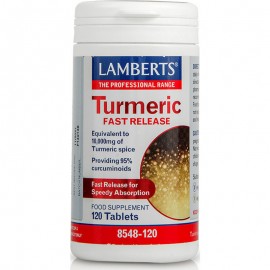 Lamberts Turmeric Fast Release Συμπλήρωμα Διατροφής 120tabs