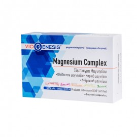 Viogenesis Magnesium Complex Φόρμουλα Μαγνησίου 60 Κάψουλες