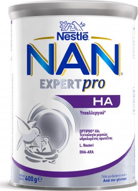 Nestle Nan Expert Pro HA Υποαλλεργικό Γάλα σε Σκόνη από τη Γέννηση 400g