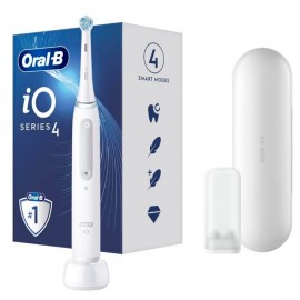 Oral-B iO Series 4 Electric Toothbrush White Ηλεκτρική Οδοντόβουρτσα Προηγμένης Τεχνολογίας σε Λευκό Χρώμα, 1τμχ