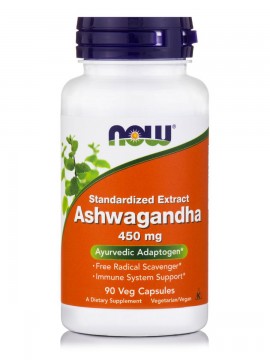 Now Ashwagandha Extract 450 mg 90 Vcaps