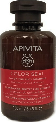 Apivita Σαμπουάν Προστασίας Χρώματος Πρωτεΐνες Κινόα & Μέλι 250ml