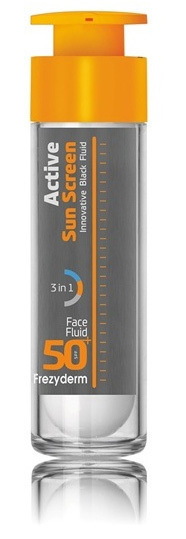 Frezyderm Active Sun Screen Αντηλιακή Κρέμα Προσώπου 3 σε 1 Fluid Spf50+ 50ml