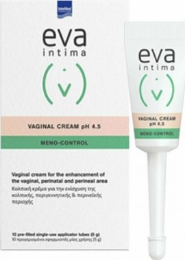 Eva Intima Μenocontrol Vaginal Cream -10 προγεμισμένοι με γέλη κολπικοί εφαρμοστές μίας χρήσης