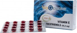 Viogenesis Vitamin E Tocotrienols 55.3mg Βιταμίνη για Αντιοξειδωτικό 55.3mg 60 κάψουλες