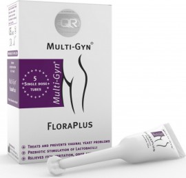 Bioclin Multi-Gyn FloraPlus Μονοδόσεις Αντιμετωπίζει & Προλαμβάνει την Κολπική Μυκητίαση, 5x5ml