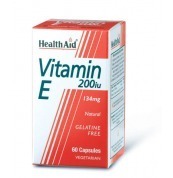 HEALTH AID Vitamin E 200iu Natural vegetarian capsules 60s