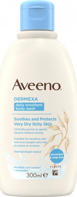 Aveeno Dermexa Emollient Body Wash Ενυδατικό Υγρό Καθαρισμού - 300ml