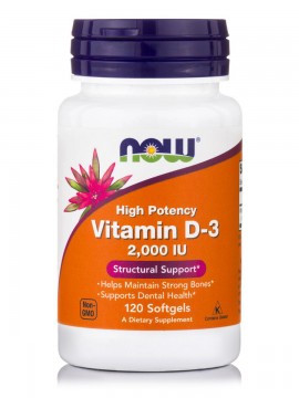 Now Vitamin D3 2.000 IU 120 softgels