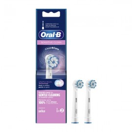 Oral-B Sensitive Clean Ultra Thin Bristle Technology Ανταλλακτικές Κεφαλές 2 Τεμάχια