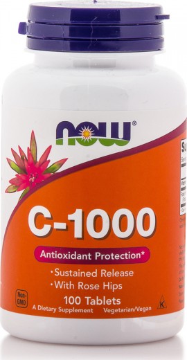 Now Vitamin C-1000 100 Tablets