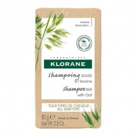 Klorane Shampoo Bar - Σαμπουάν Μπάρα με Γαλάκτωμα Βρώμης 80gr