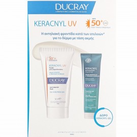 Ducray Promo Keracnyl Uv Anti-blemish Face Fluid Spf50+ 50ml & Δώρο Keracnyl Foaming Gel 100ml
