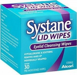 Systane Lid Wipes, Εμποτισμένα μαντηλάκια καθαρισμού ματιών & βλεφαρίδων 30τμχ