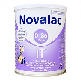 Novalac IT Βρεφικό Γάλα σε σκόνη για την Αντιμετώπιση της Δυσκοιλιότητας από την γέννηση έως 36 μηνών 400gr