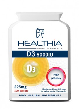 Healthia D3 5000IU 100tabs