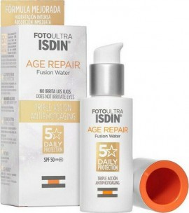 Isdin Age Repair Color Fusion Water SPF50+ Color Αντηλιακό Προσώπου με Χρώμα, 50ml