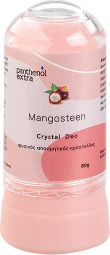 Medisei Panthenol Extra Mangosteen Crystal Deo Αποσμητικό Στικ Φυσικού Κρυστάλλου με Άρωμα Mangosteen 80gr