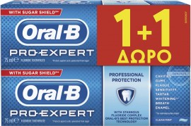 Oral-B Pro Expert Professional Protection Ολοκληρωμένη Προστασία 2 x 75ml