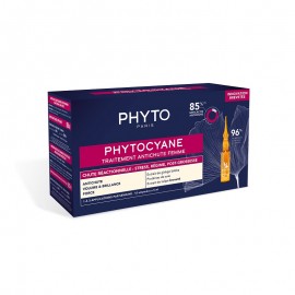 Phyto Phytocyane Traitement Anti-Chute Αμπούλες Μαλλιών κατά της Αντιδραστικής Τριχόπτωσης για Γυναίκες 12x5ml