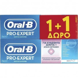 Oral-B Pro Expert Sensitive & Whitening 75ml 1+1 Δώρο