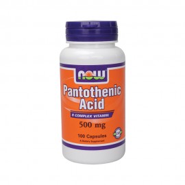 Now Pantothenic Acid 500mg 100 caps