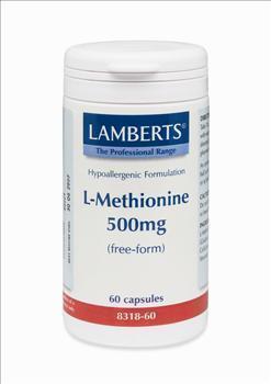 LAMBERTS L-METHIONINE 500MG 60CAPS