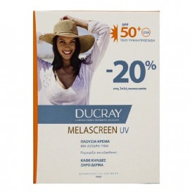 Ducray Set Melascreen Προστατευτική Κρέμα κατά των Κηλίδων για Ξηρό Δέρμα SPF50+ 2x50ml