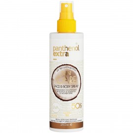 Medisei Panthenol Extra Sun Care Αντηλιακό Γαλάκτωμα για Πρόσωπο & Σώμα σε Spray με Άρωμα Καρύδας SPF50 250ml