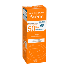 Avene Αντηλιακή Κρέμα Προσώπου για Ξηρό & Ευαίσθητο Δέρμα SPF 50+ HEV Eau Thermale Cream 50ml