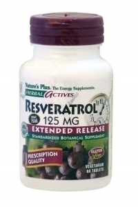 Natures Plus EXTENDED RELEASE RESVERATROL 60 ταμπλέτες