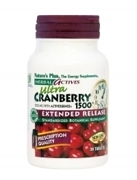 Natures Plus EXTENDED RELEASE CRANBERRY 1500MG 30 ταμπλέτες