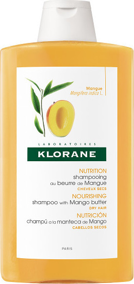 Klorane Shampoo Mango Butter για Ξηρά/Ταλαιπωρημένα Μαλλιά 400ml