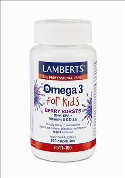 LAMBERTS OMEGA 3 FOR KIDS 100CAPS