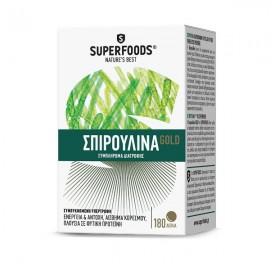 Superfoods Spirulina Gold Eubias 300mg 180 Δισκία