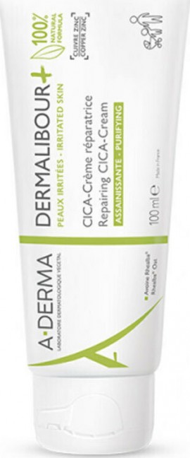 A-DERMA Dermalibour Cica-Cream Εξυγιαντική Επανορθωτική Κρέμα 100ml